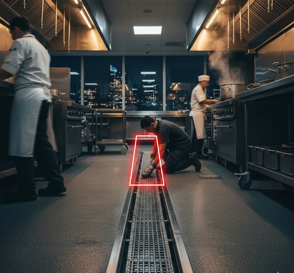 Commercial Kitchen Flooring FDA, DOH & Fire-Code-Friendly Floor Solutions