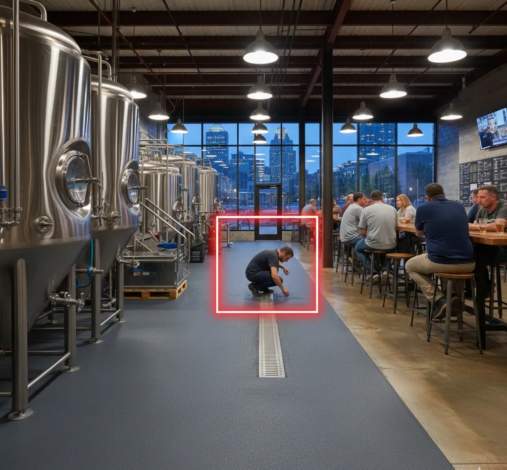 Flooring Options for Brewery and Taproom Owners Waterproof Chemical Resistant and Slip Safe Systems