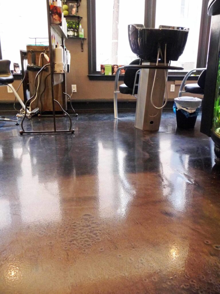 Metallic Epoxy Coatings for Hair Salons