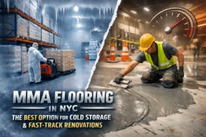 MMA Flooring in NYC: The Best Option for Cold Storage & Fast-Track Renovations?